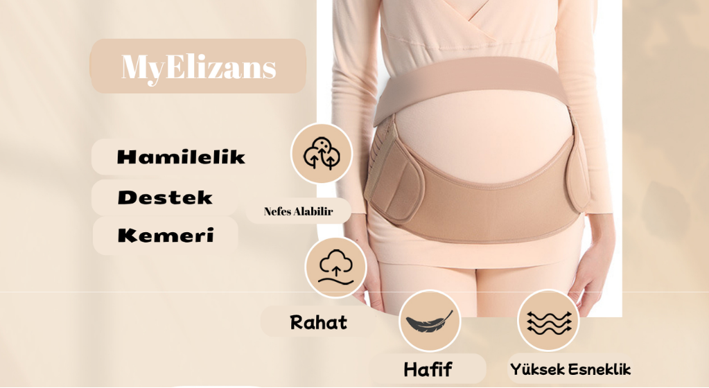 MyElizans Hamile Destek Kemeri